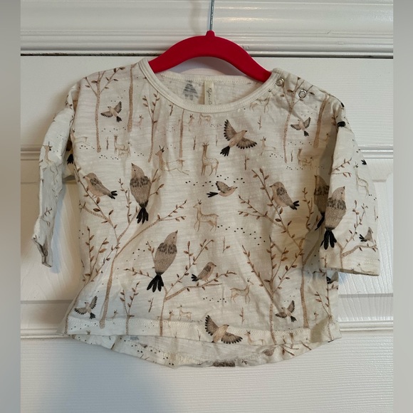 Rylee + Cru 🦌Forest animals print long sleeve top NWOT - Picture 1 of 3